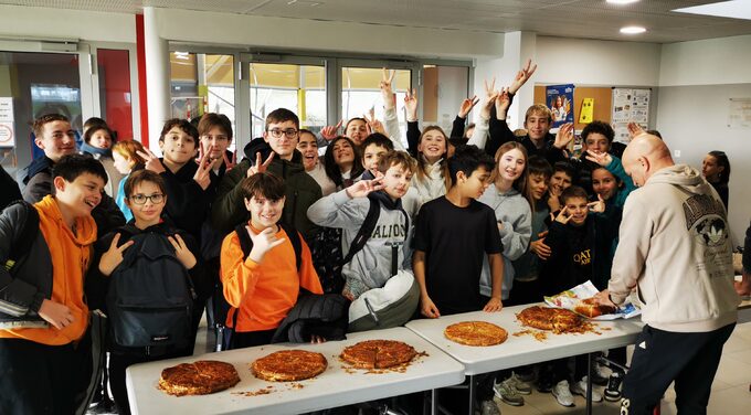La galette à L' AS! Après l'entraînement un petit moment mérité et bien apprécié